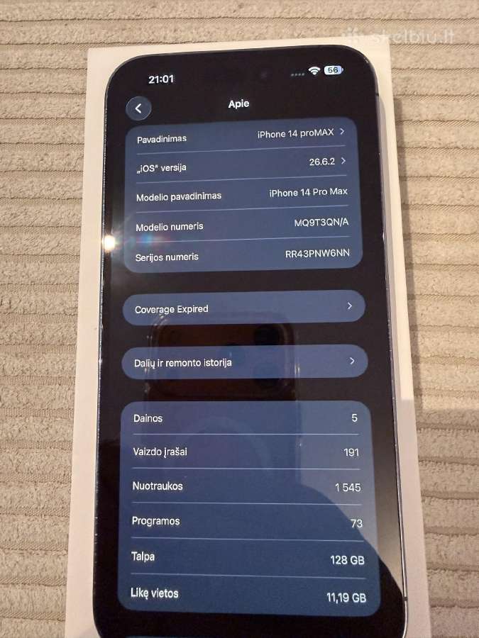 iPhone 14 pro max - nuotraukos Nr. 5