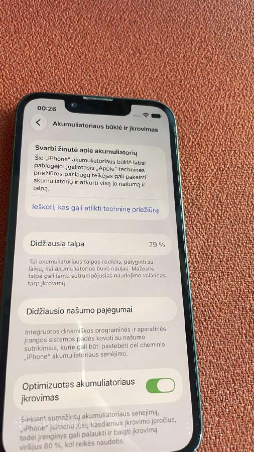 iPhone 13 mini 128gb green - nuotraukos Nr. 4