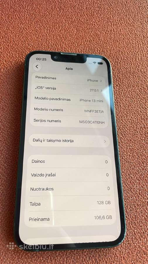 iPhone 13 mini 128gb green - nuotraukos Nr. 5