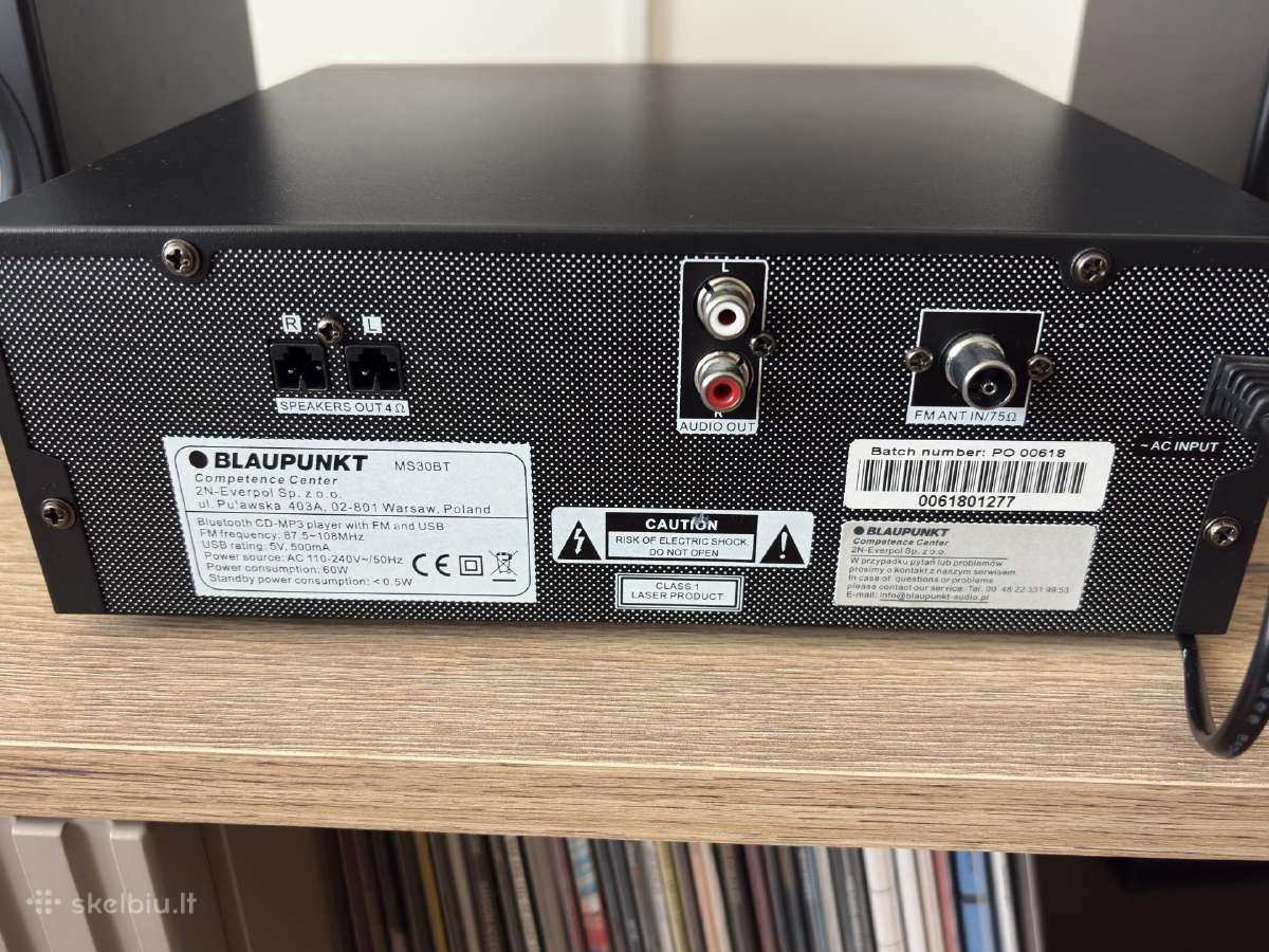 Muzikinis centras Blaupunkt Ms30bt - nuotraukos Nr. 3
