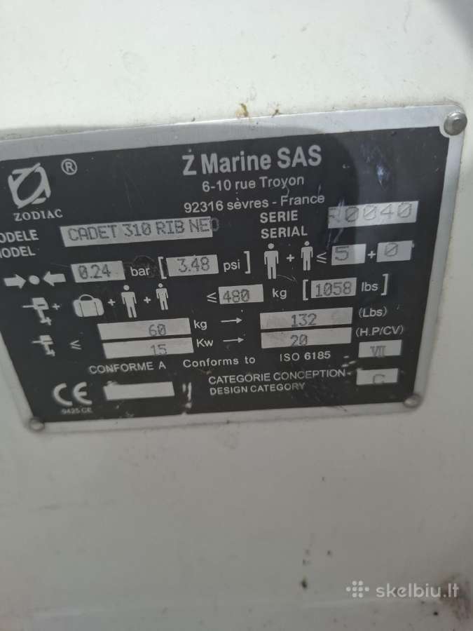 Neptun priekaba ,zodiak rib 310 valtis - nuotraukos Nr. 19