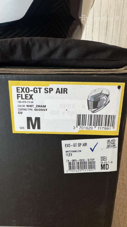 Scorpion Šalma Exo-GT Sp Air Flex M dydis (naujas) - nuotraukos Nr. 6