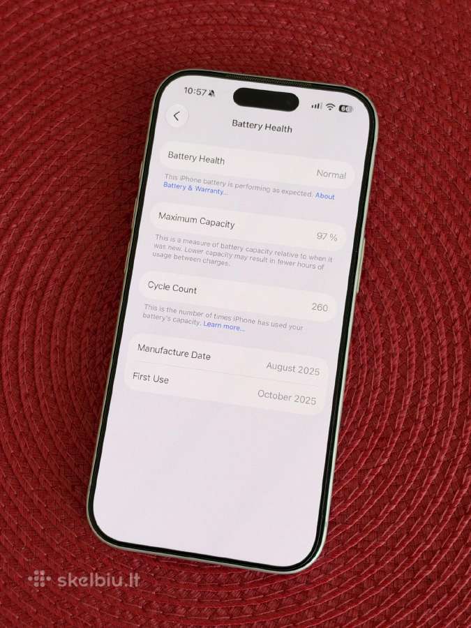 iPhone 17 Pro 256gb Silver - nuotraukos Nr. 4