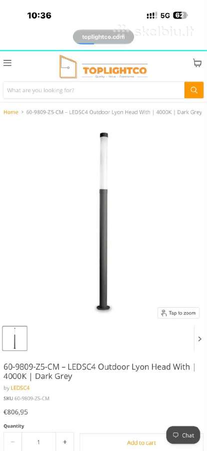 LED apšvietimo stulpai - nuotraukos Nr. 3