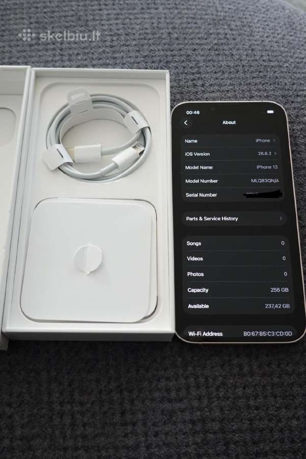 iPhone 13 256gb - nuotraukos Nr. 7