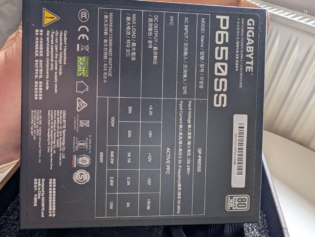 Corsair Rm850i 850 W maitinimo blokas - nuotraukos Nr. 2
