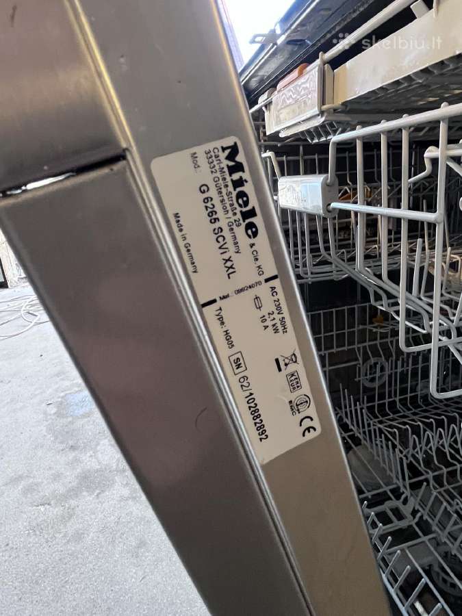Miele indaplovė G6265 Scvi - nuotraukos Nr. 6