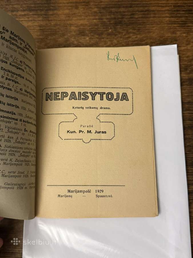 Nepaisytoja 1929 m. - nuotraukos Nr. 2