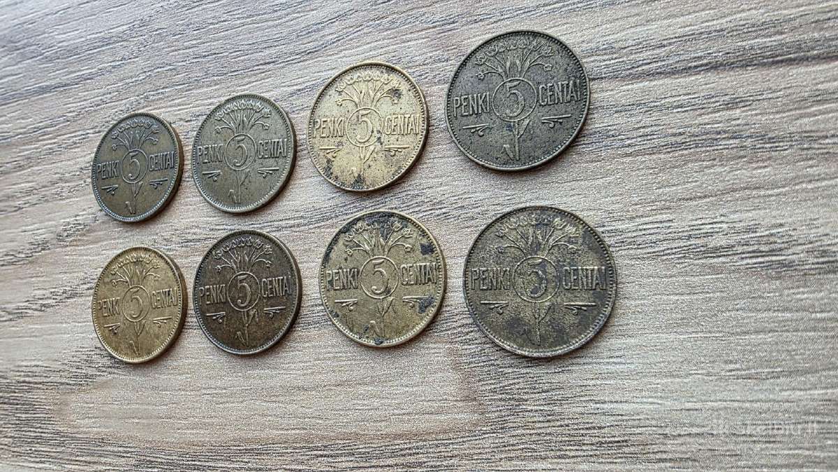 1925 metų smetoniški 5 centai - nuotraukos Nr. 3