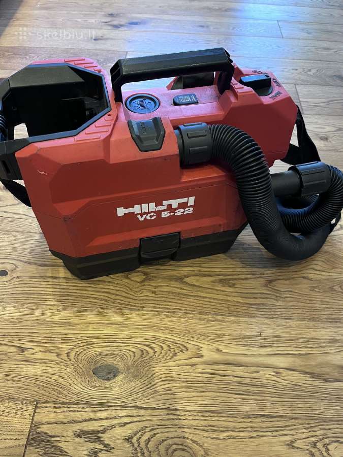 Hilti akumuliatorinis statybinis dulkių siurblys - nuotraukos Nr. 3
