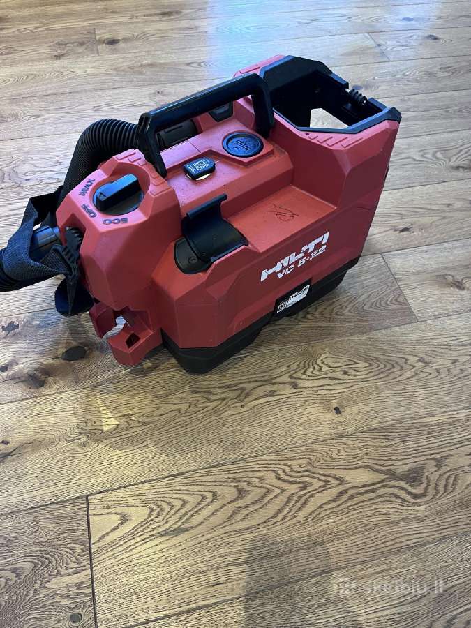 Hilti akumuliatorinis statybinis dulkių siurblys - nuotraukos Nr. 5
