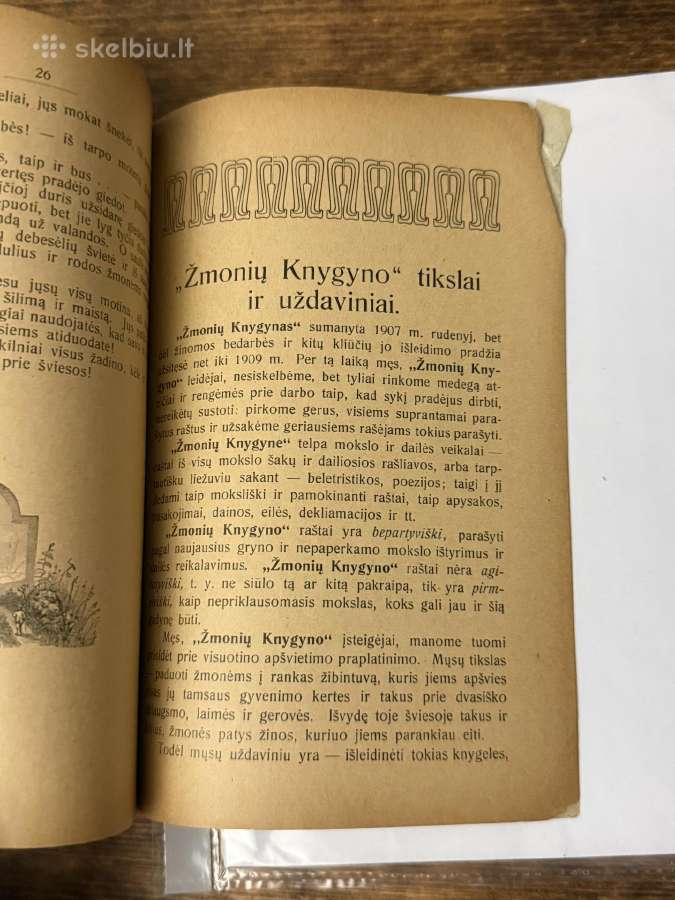 Tėvynės laukuose 1909 m. Antikvarinė knyga - nuotraukos Nr. 6