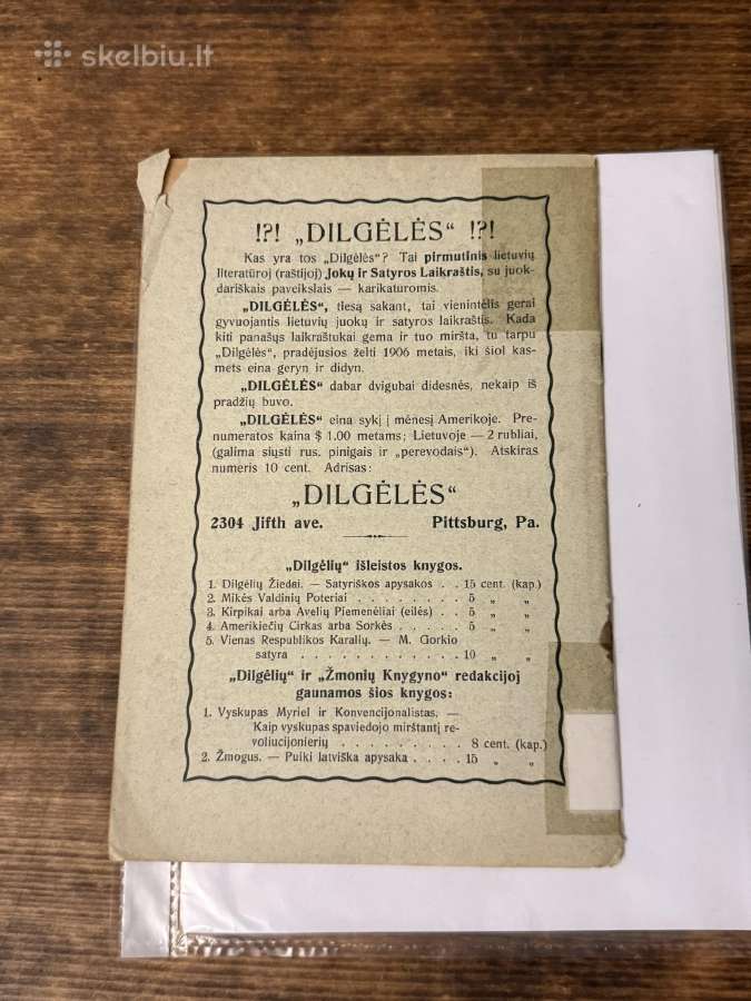 Tėvynės laukuose 1909 m. Antikvarinė knyga - nuotraukos Nr. 7