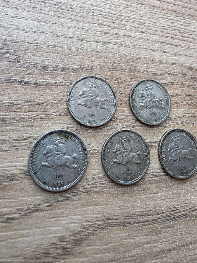 1925 metų smetoniški 1 litai Sidabras - nuotraukos Nr. 5