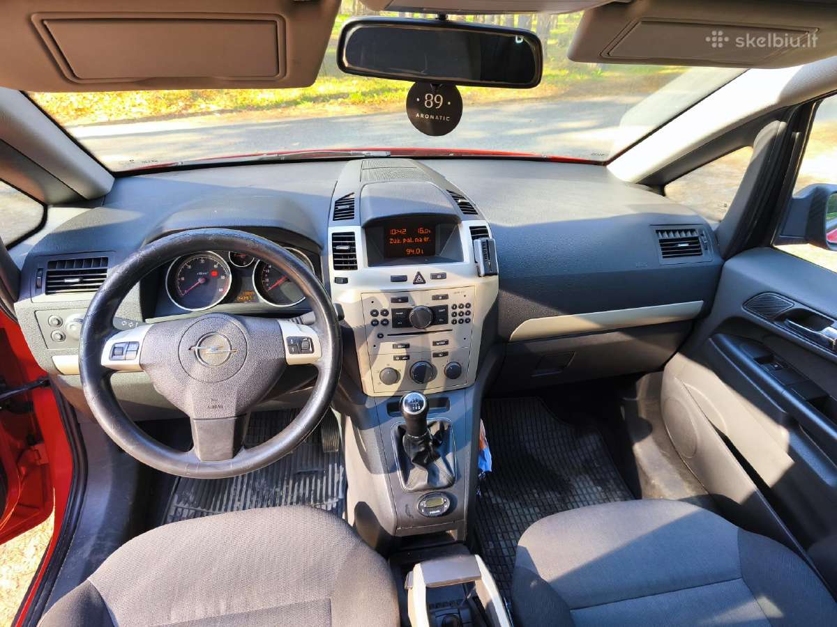 Opel Zafira 1.7 Cdti, 2008 m. – 7 vietų - nuotraukos Nr. 10