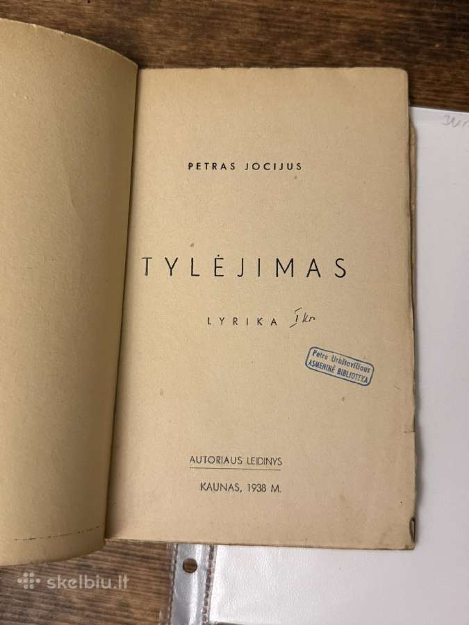 Tylėjimas 1938 m. - nuotraukos Nr. 2