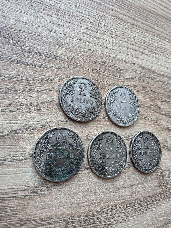 1925 metų 2 smetoniški litai Sidabras - nuotraukos Nr. 2