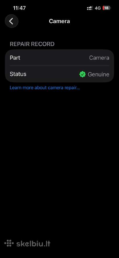 iPhone 13 256gb Midnight Blue - nuotraukos Nr. 7