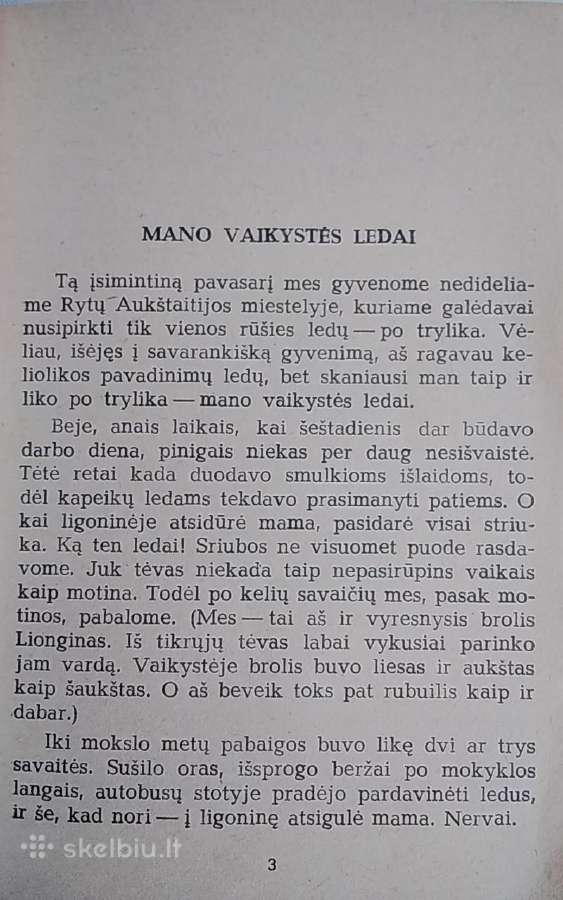 Mano vaikystės ledai - nuotraukos Nr. 3