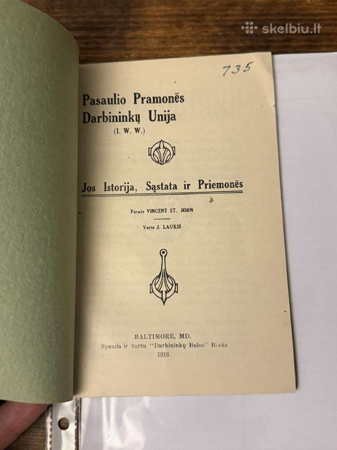 Pasaulio pramonės darbininkų unija 1916 m. - nuotraukos Nr. 2