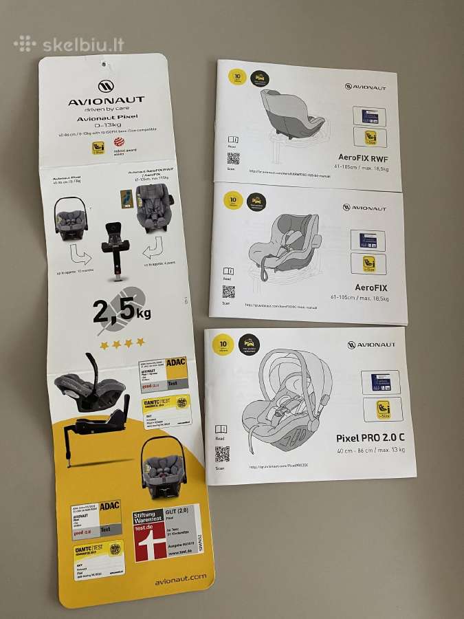 Automobilio kėdutė ir isofix kėdutės bazė - nuotraukos Nr. 12
