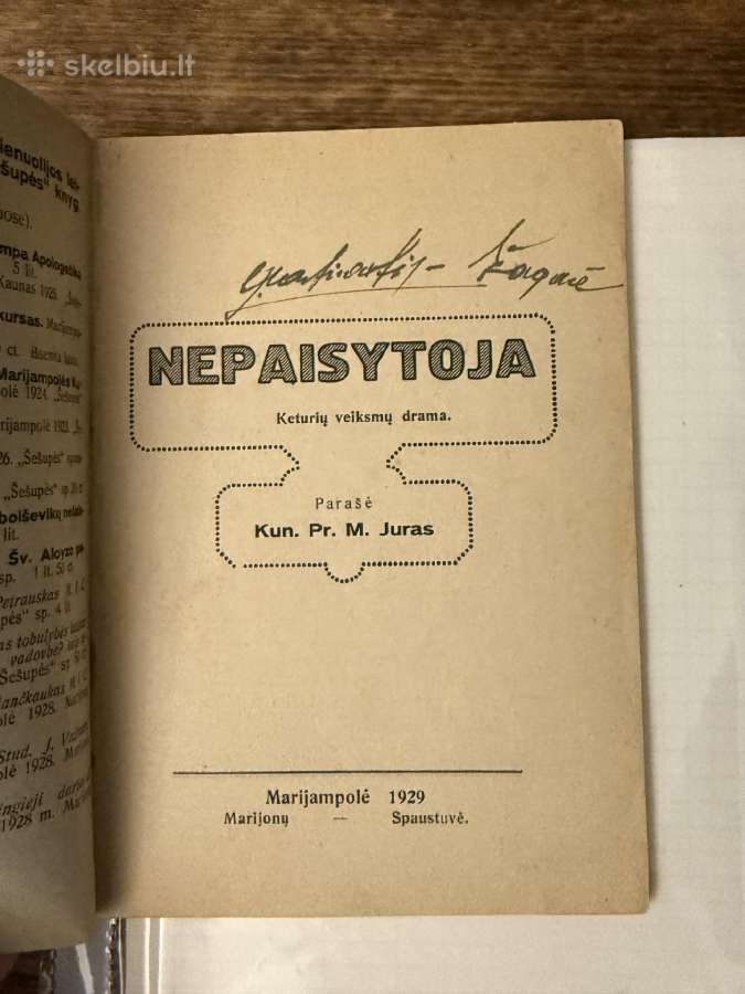 Nepaisytoja 1929 m. - nuotraukos Nr. 2