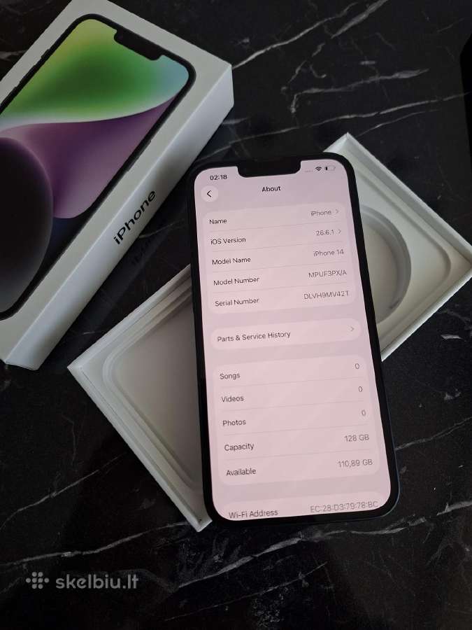 iPhone 14 128gb - nuotraukos Nr. 7