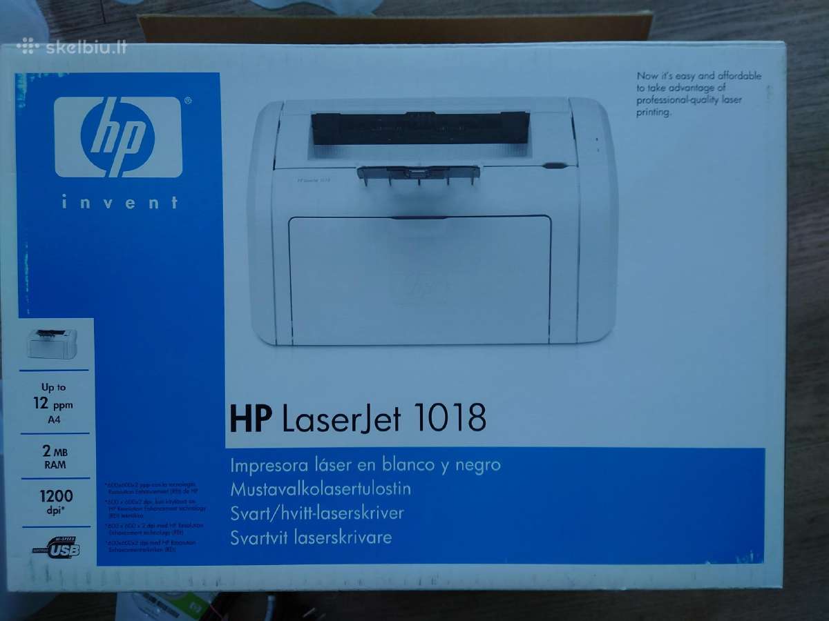 Lazerinis spausdintuvas Hp Laserjet 1018 - nuotraukos Nr. 6