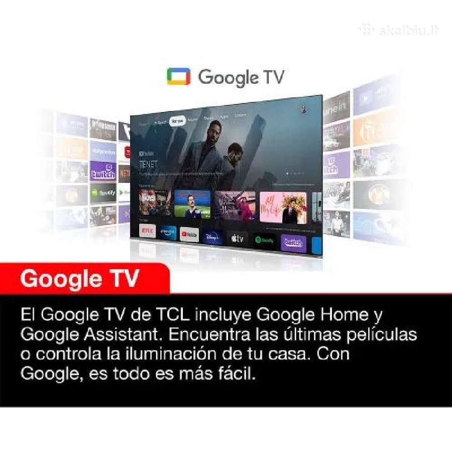 Tcl 55" 140cm Google TV - nuotraukos Nr. 13