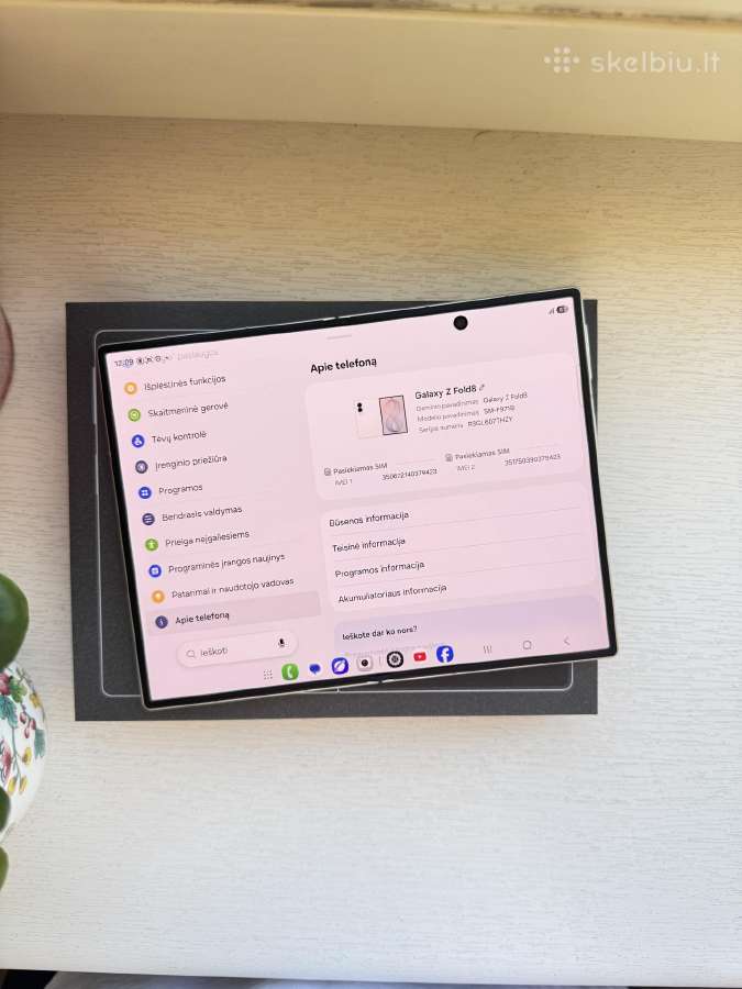 Samsung Galaxy Fold 8 Pasport - nuotraukos Nr. 10