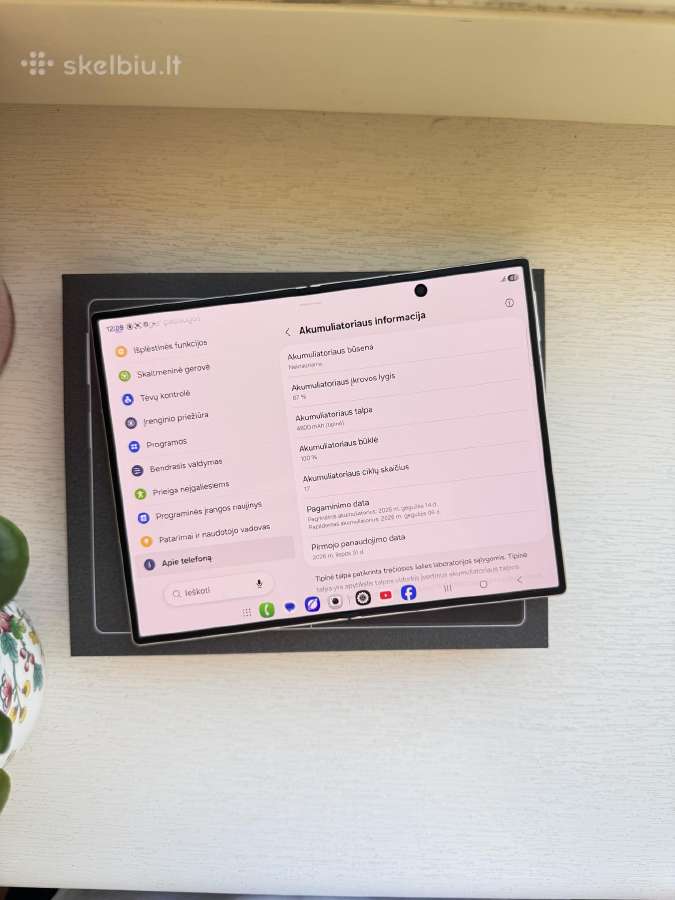 Samsung Galaxy Fold 8 Pasport - nuotraukos Nr. 11