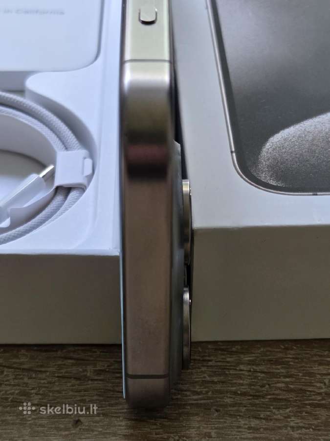 iPhone 15 pro 128gb natural titanium - nuotraukos Nr. 8