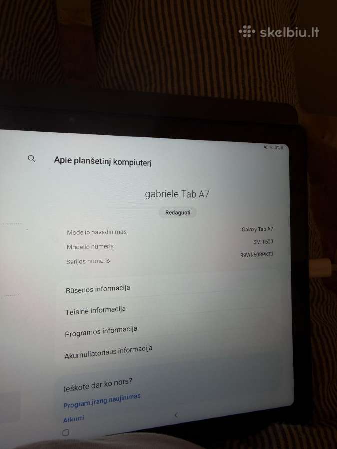 Samsung Galaxy Tab A7 - nuotraukos Nr. 4