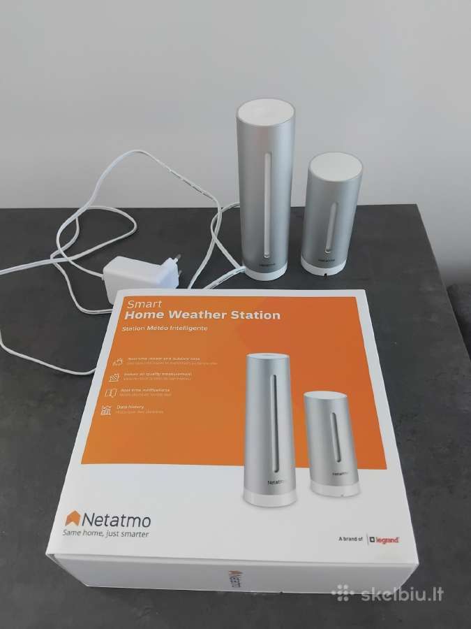 Meterologinė Netatmo vidaus ir lauko stotelė - nuotraukos Nr. 2
