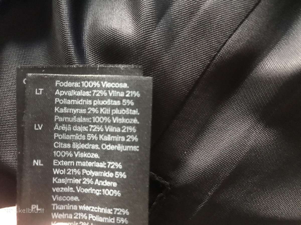 Cos vilnonis paltas - nuotraukos Nr. 7