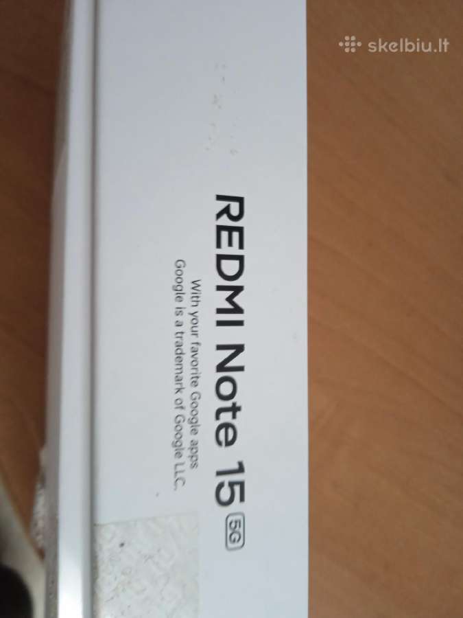 Xiaomi Redmi Note 15 5G parduodu nauja - nuotraukos Nr. 3