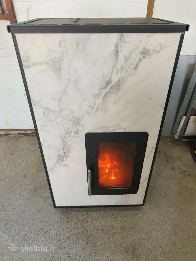 Granulinė universali krosnelė 8 kw be elektros - nuotraukos Nr. 4