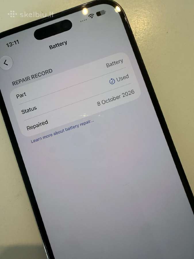 Apple iPhone 14 pro max 256gb space black 100% - nuotraukos Nr. 5