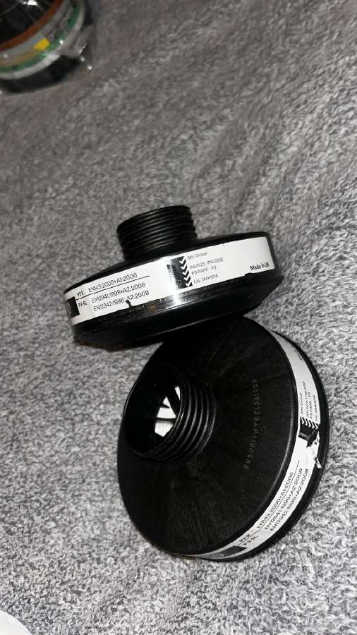 3m dažymo komplektas M-206 šalmas + 16 filtrų - nuotraukos Nr. 4