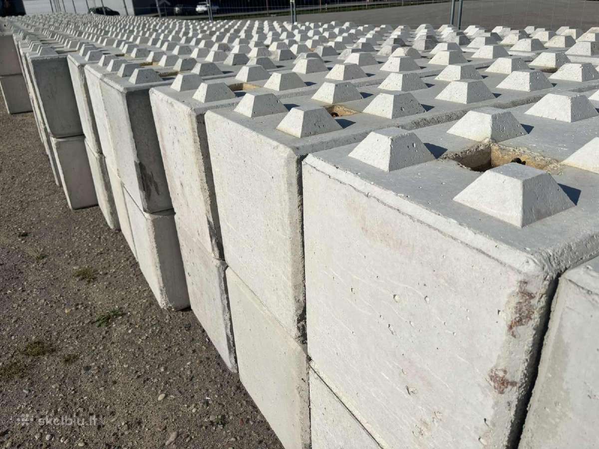 Betono Lego Blokai pertvara barjerai sandėliavimui - nuotraukos Nr. 2