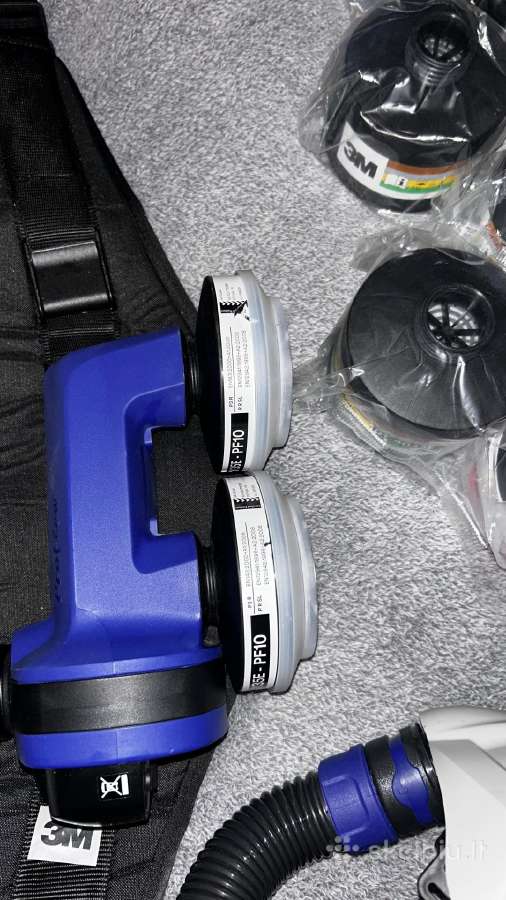 3m dažymo komplektas M-206 šalmas + 16 filtrų - nuotraukos Nr. 15