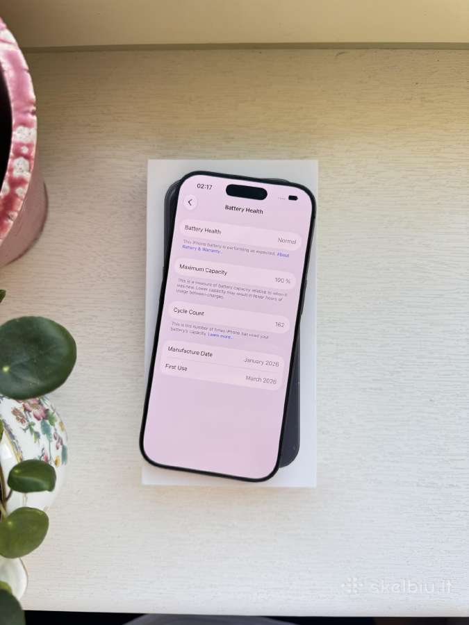 Apple iPhone 17 256gb apinaujis - nuotraukos Nr. 11