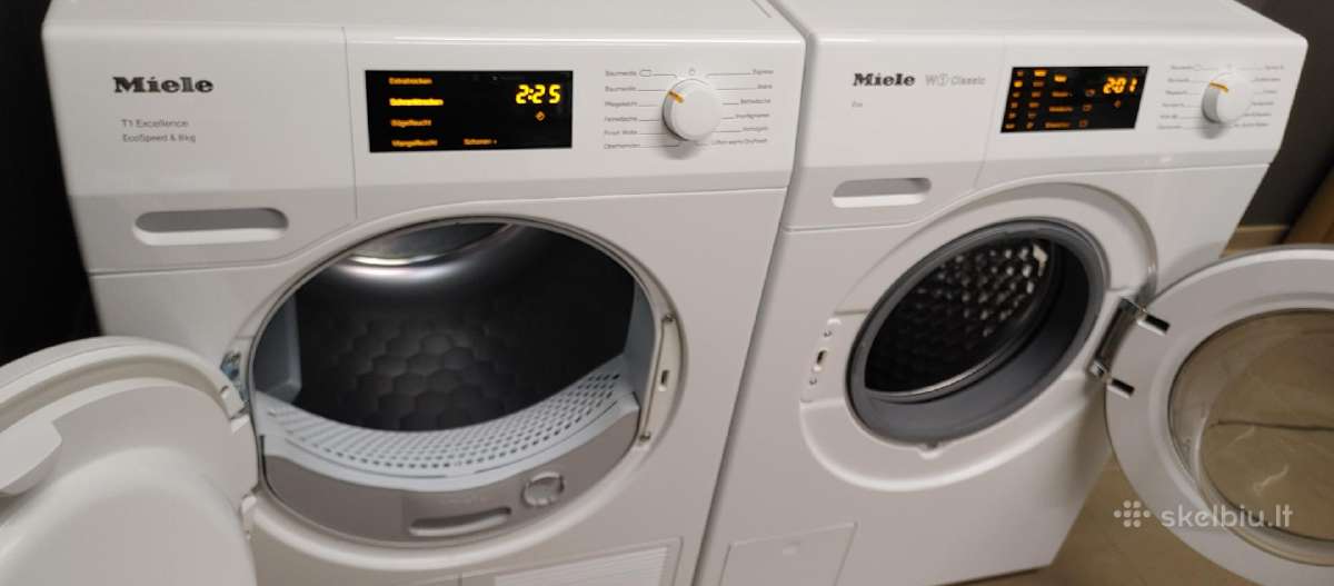 Miele W1 ir T1 Classic Eco komplektas 8kg A+++ - nuotraukos Nr. 6