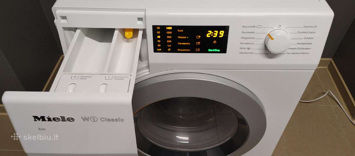 Miele W1 ir T1 Classic Eco komplektas 8kg A+++ - nuotraukos Nr. 7