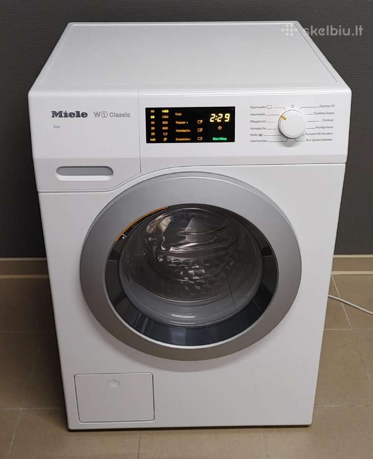 Miele W1 ir T1 Classic Eco komplektas 8kg A+++ - nuotraukos Nr. 10