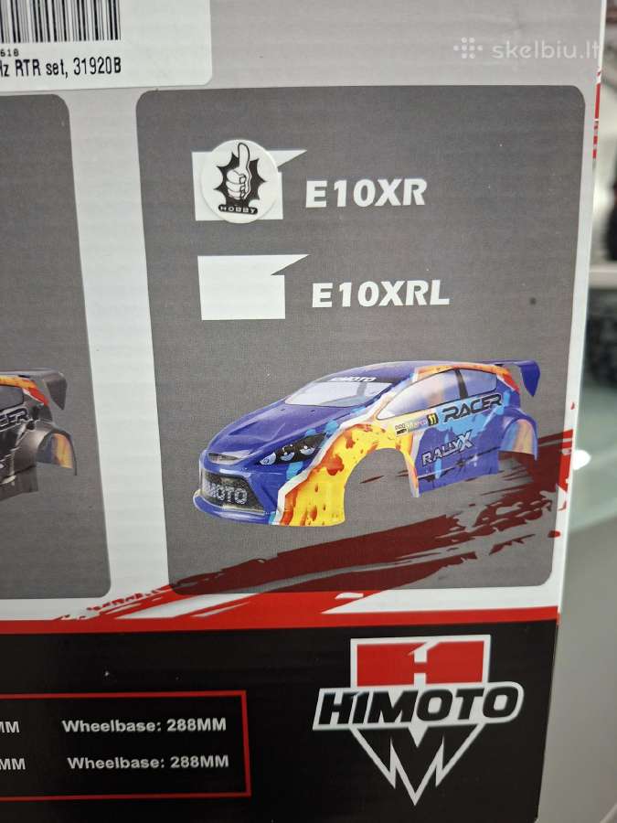 RC modelis Himoto 1/10 Rally X 2.4 GHz Rtr - nuotraukos Nr. 3