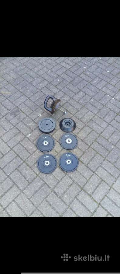 32-24-12-16/34kg.metalinės geros sportinės girės - nuotraukos Nr. 4