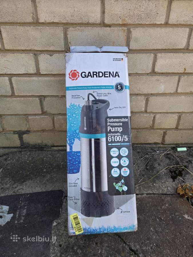 Gardena 6100/5 Automatic – slėginis siurblys - nuotraukos Nr. 6