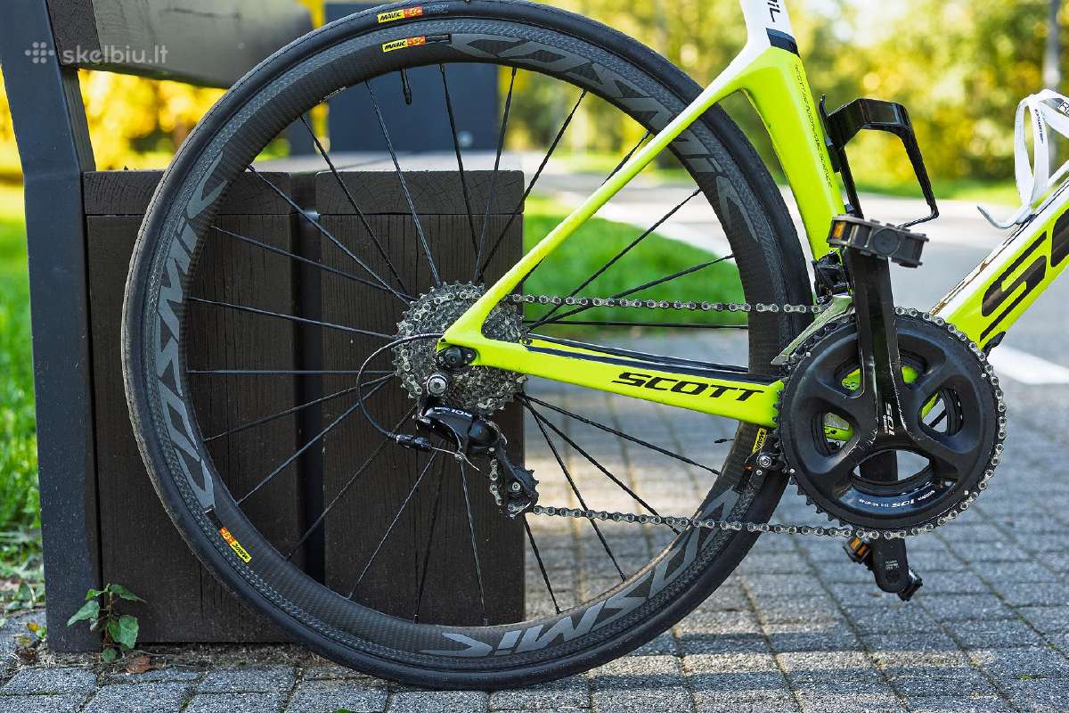 Scott Foil 30 su karboniniais Mavic Cosmic ratais - nuotraukos Nr. 14