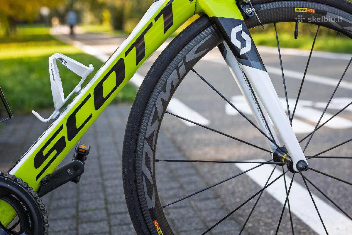 Scott Foil 30 su karboniniais Mavic Cosmic ratais - nuotraukos Nr. 13